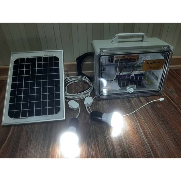 پکیج روشنائی خورشیدی قابل حمل2لامپ