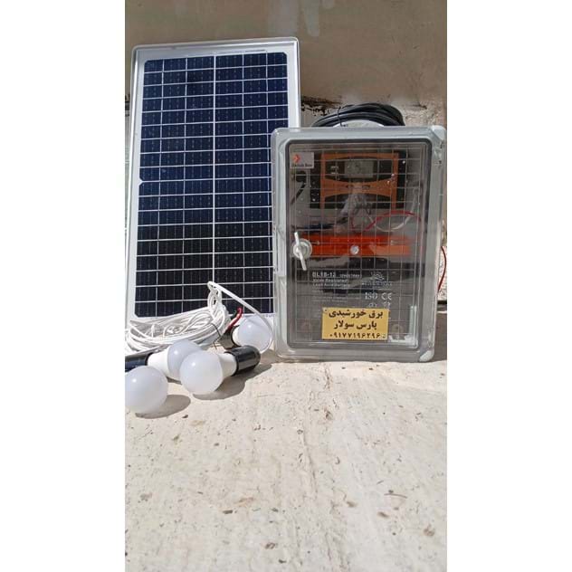 پکیج برق خورشیدی 4 لامپ